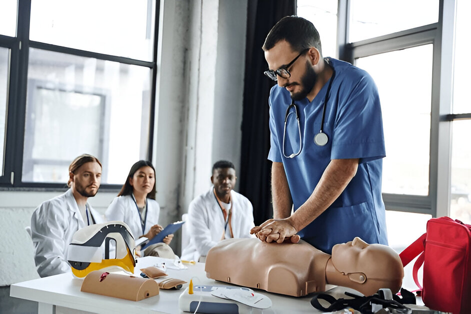 Image of a CPR training session showcasing safety skills at Safety Is A Mindset, a leading emergency response organization.